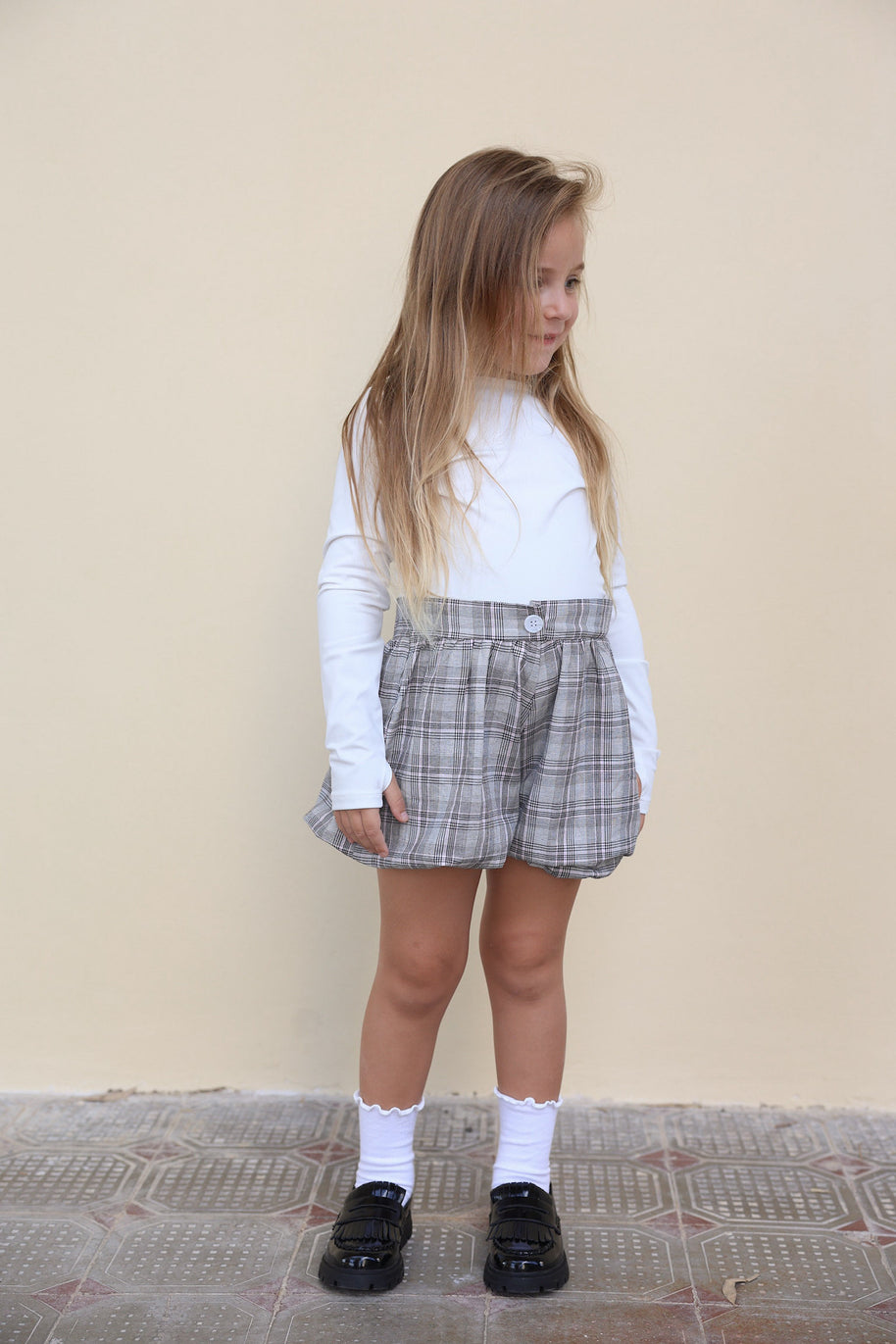 אוברול בלון לבן - ילדות