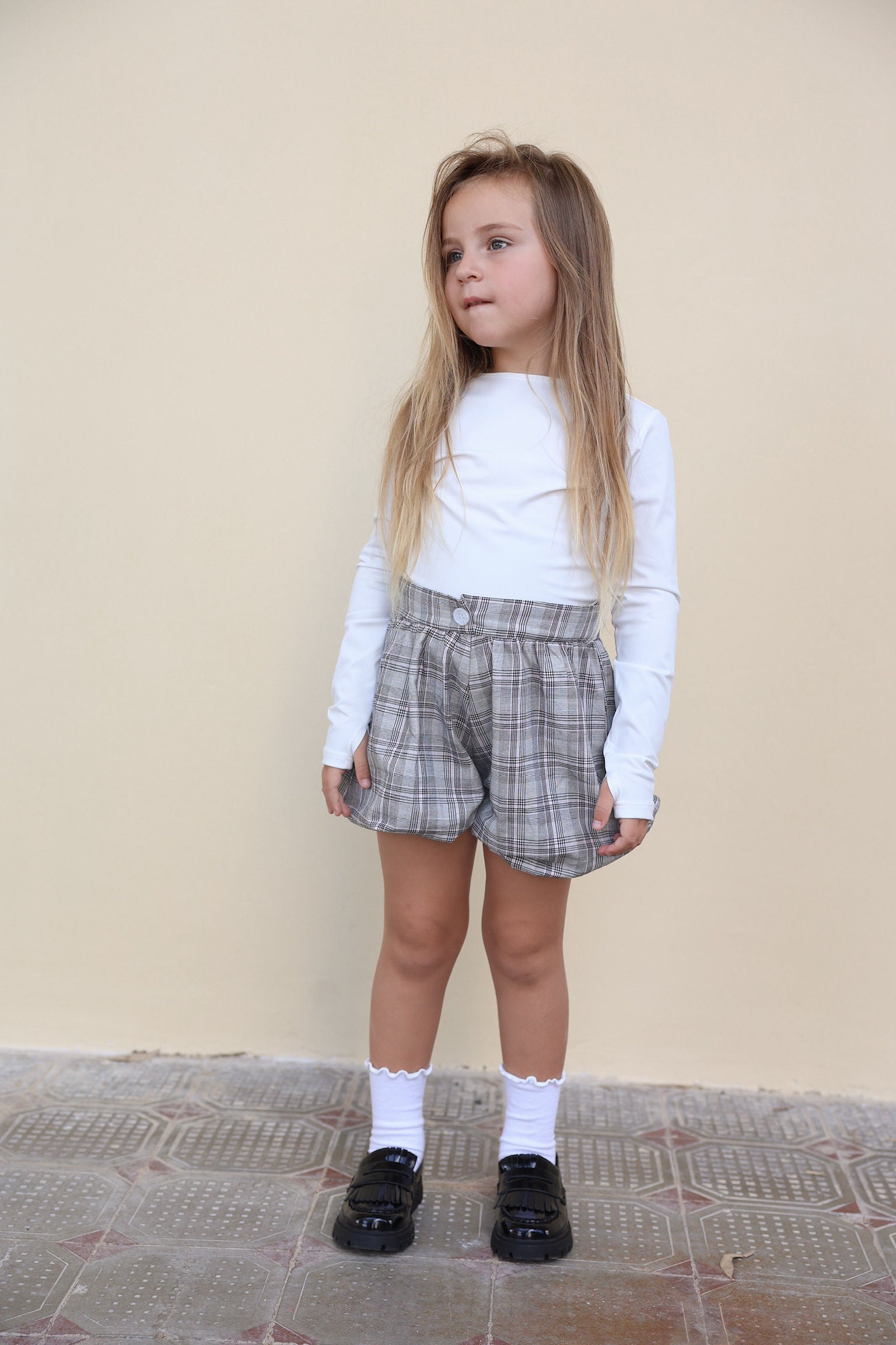 אוברול בלון לבן - ילדות