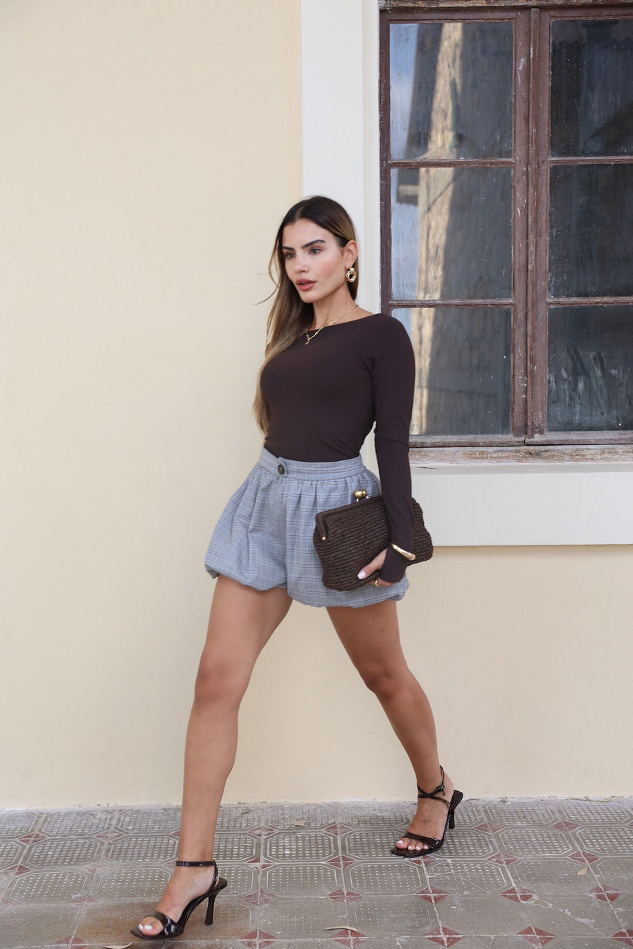 אוברול בלון חום- נשים