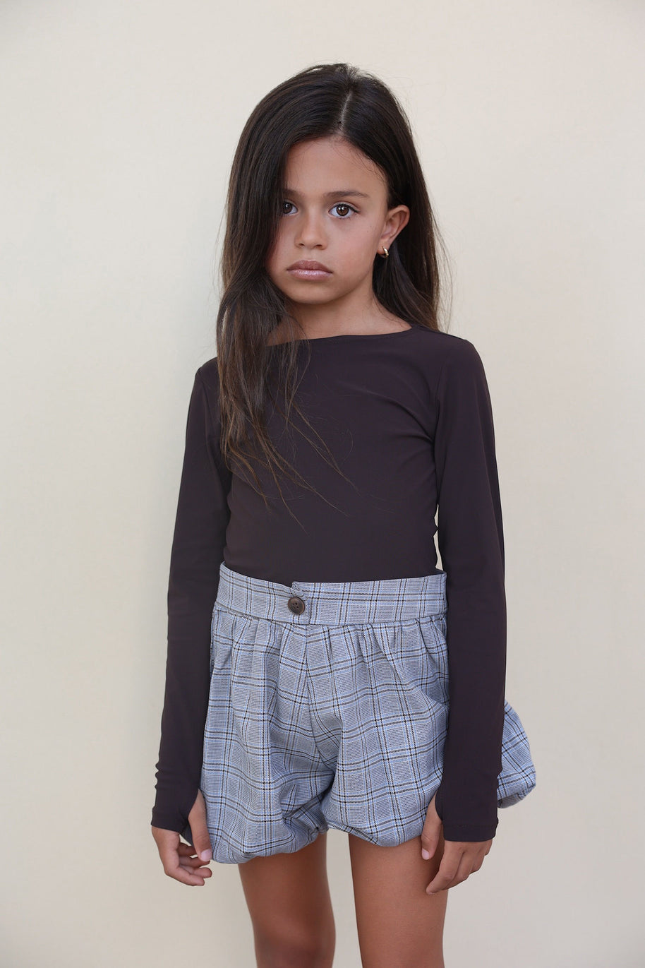 אוברול בלון חום- ילדות