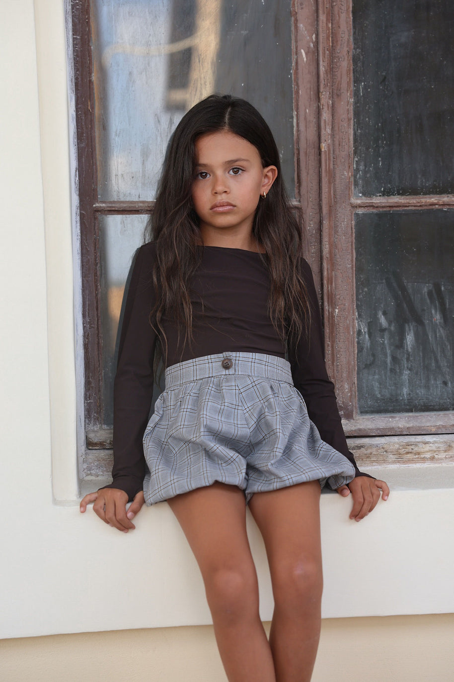 אוברול בלון חום- ילדות