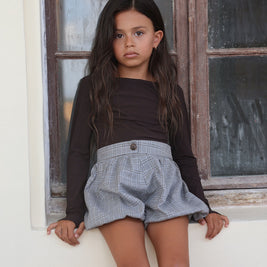 אוברול בלון חום- ילדות