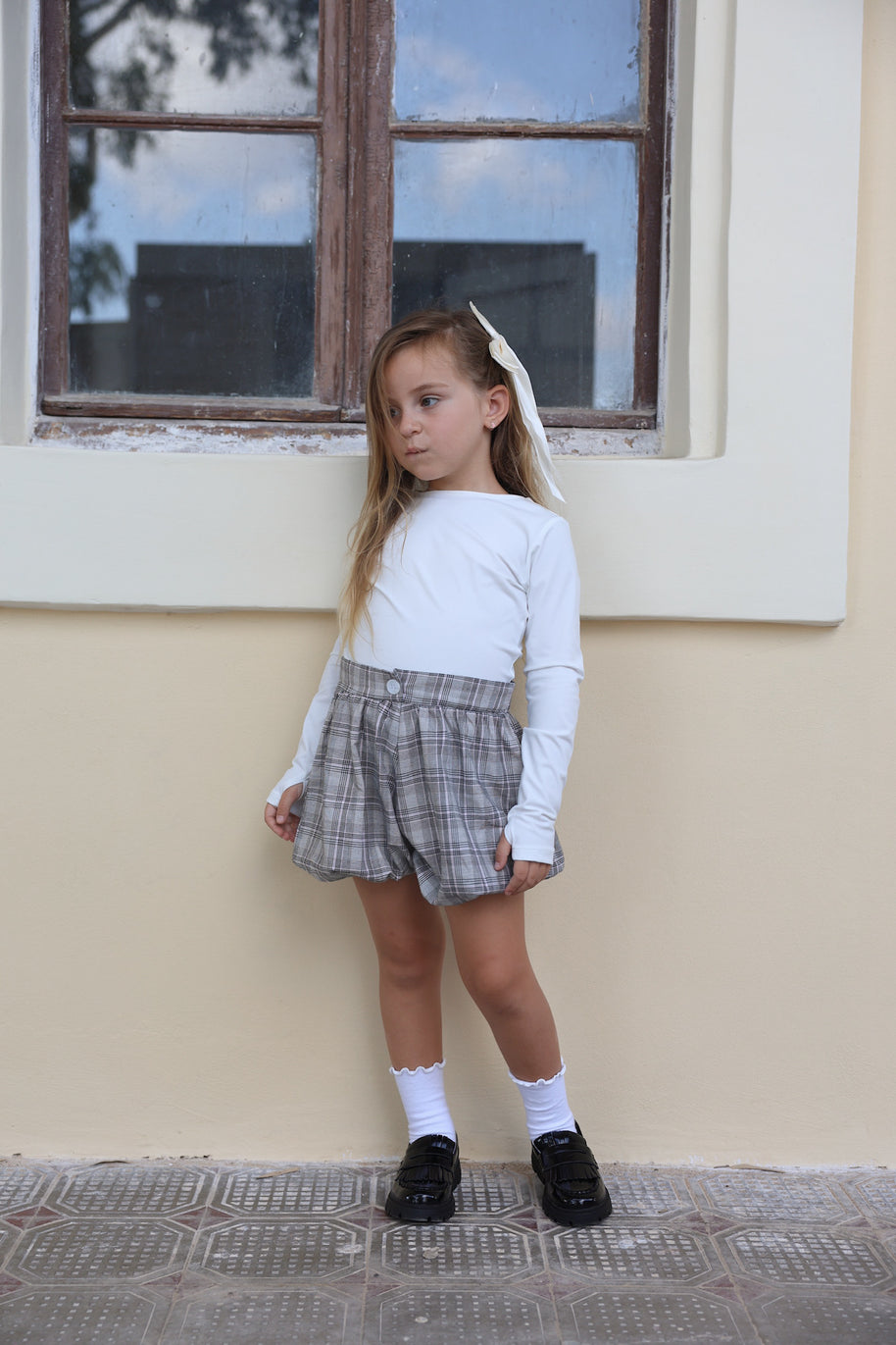 אוברול בלון לבן - ילדות