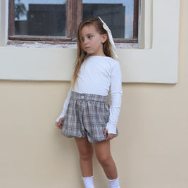 אוברול בלון לבן - ילדות